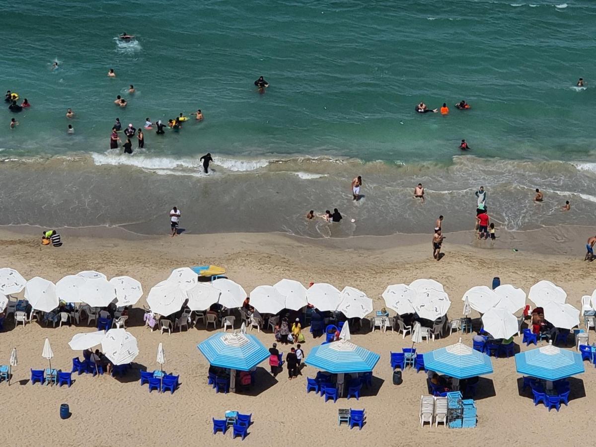 Panoramic Sea View Zamzm Flat Miami Family شقة فندقية زمزم بانورما بشاطئ ميامي - الاسكندرية صف اول مباشر علي بحر - عائلات فقط อเล็กซานเดรีย ภายนอก รูปภาพ